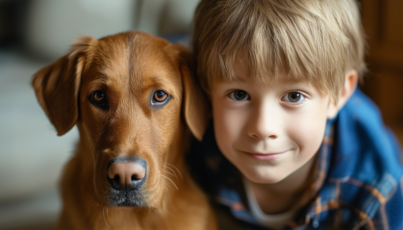 découvrez comment ce jeune garçon de 6 ans a retrouvé son chien thérapeutique disparu et la belle histoire qui les lie.